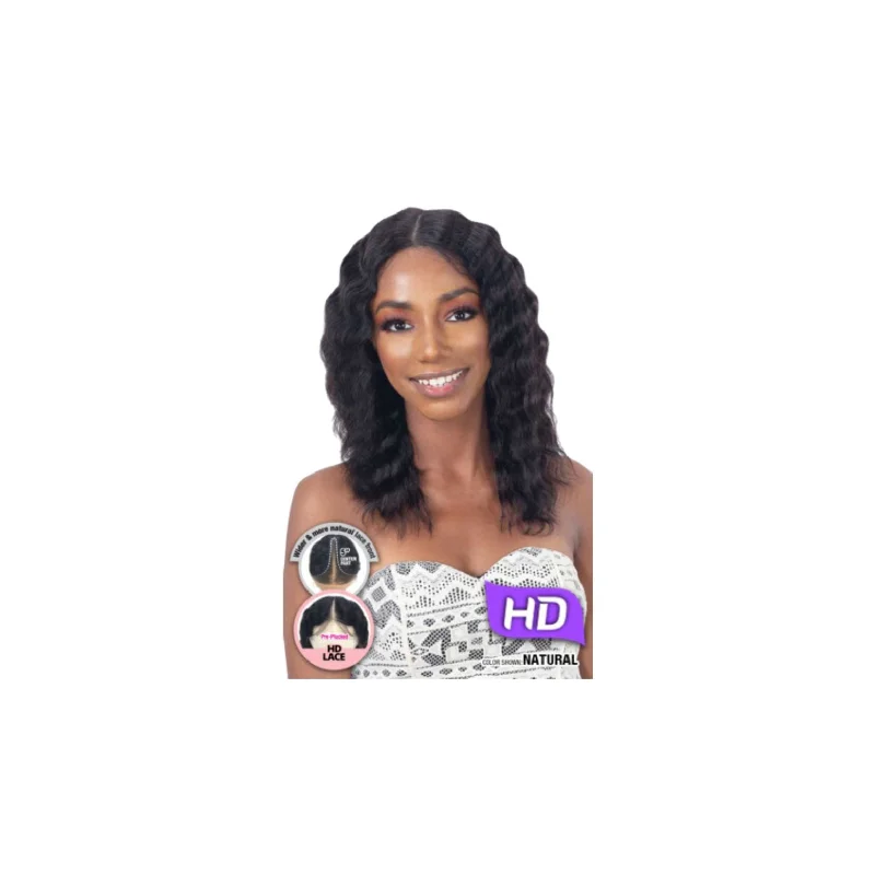 Adjustable - cap human - hair wig for a comfortable fitSHAKE AND GO GIRLFRIEND LACE FRONT WIG - DEEP WAVER