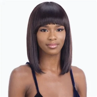 Brazilian - human - hair wig with a full and voluminous lookShake-N-Go Naked Brazilian Natural 100% Human Hair Premium Wig DION