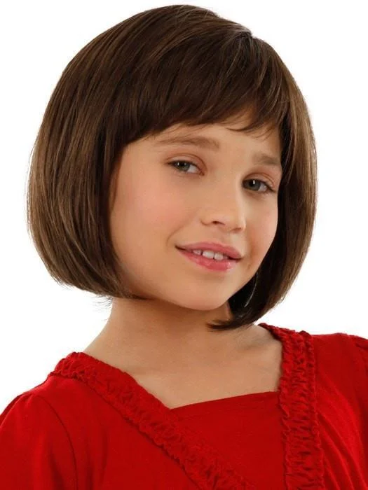 Bob wig with a curly fringe for a playful and youthful vibeShiloh Kids Wig by Jon Renau | Synthetic Wig (Mono Part)