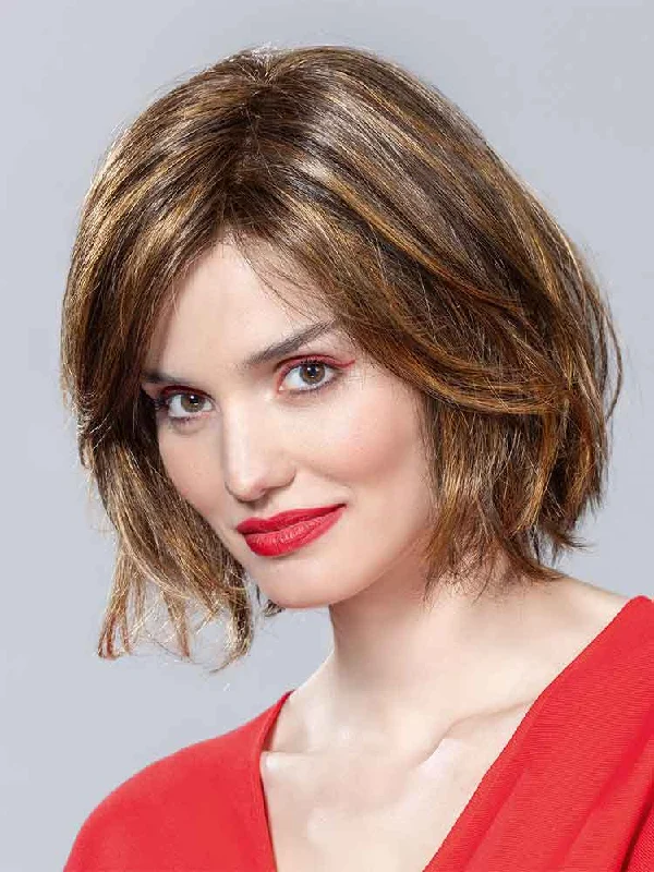 Heat - resistant bob wig for styling versatilitySmoke Mono Part wig - Ellen Wille Hairpower Collection