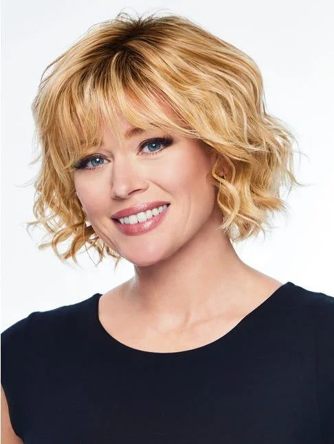 Adjustable - cap bob wig for a comfortable fitSweetly Waved Heat Friendly Wig by Hairdo | Heat Friendly Synthetic