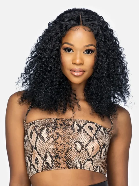 Lace wig with a wavy texture for a beachy lookVivica A Fox 100% Brazilian Human Hair HD Lace Front Wig - PESARO