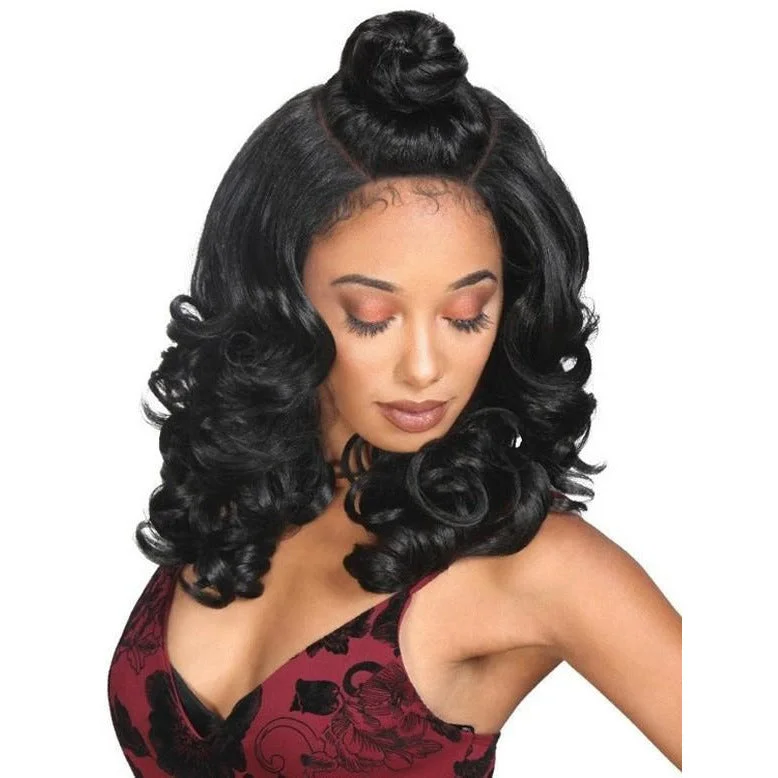 Adjustable - cap lace wig for a comfortable fitZury Sis Beyond Moon Part Synthetic Lace Front Wig – Kenzie