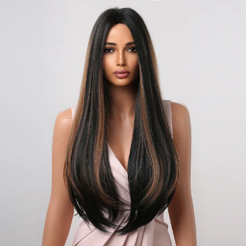 Adjustable - cap long - length wig for a comfortable fit23-28 Inches Long Synthetic Wig - Django