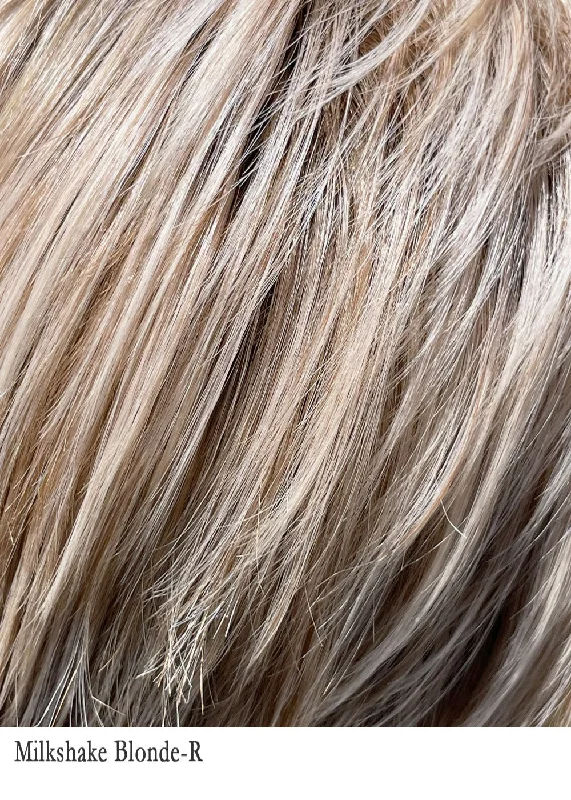 MILKSHAKE BLONDE-R | 12/19/23+8 | Blend of Light Sandy Brown, Highlighted with Lt. Ash Blonde & a Hint of Platinum with a med. root