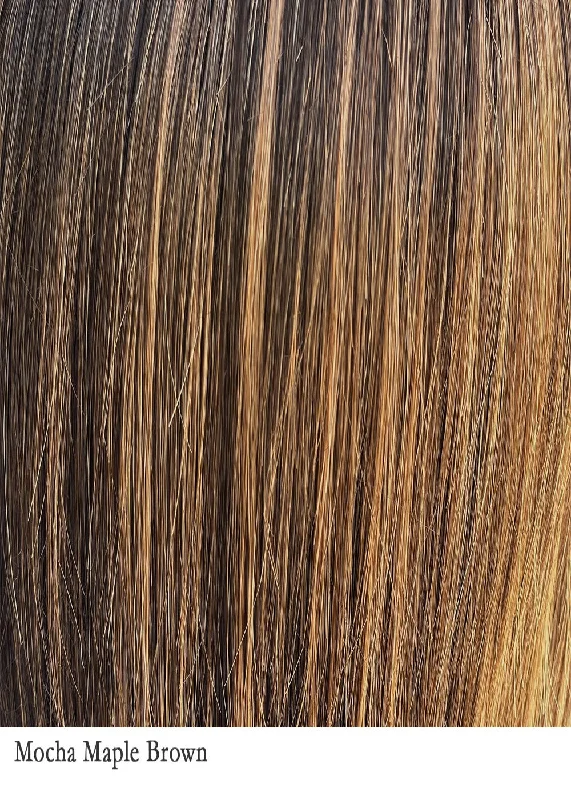 MOCHA MAPLE BROWN | 6/27 | Blend of Dark, Medium Browns w/ Light Auburn, Med. Strawberry