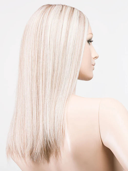 PEARL BLONDE ROOTED 101.20.25 | Pearl Platinum Blended with Light Strawberry Blonde and Lightest Golden Blonde with Shaded Roots