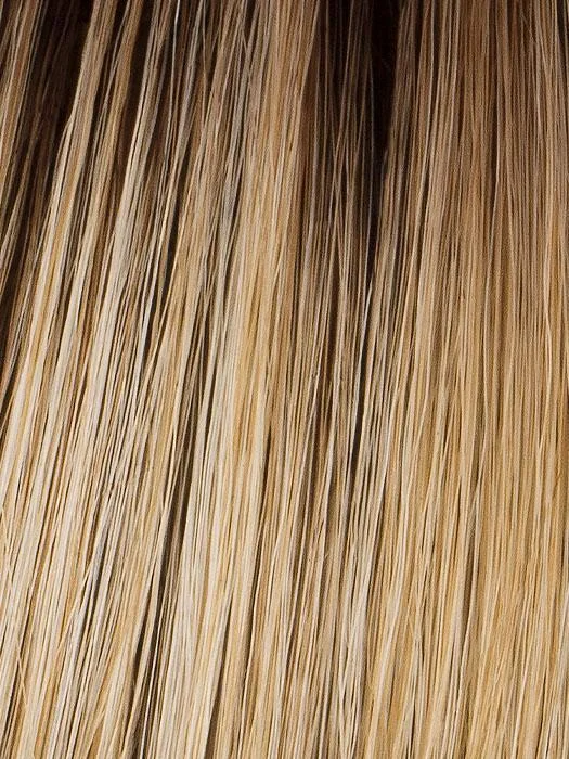 SS14/88 GOLDEN WHEAT | Medium Blonde streaked with Pale Gold Blonde highlights and Medium Brown roots