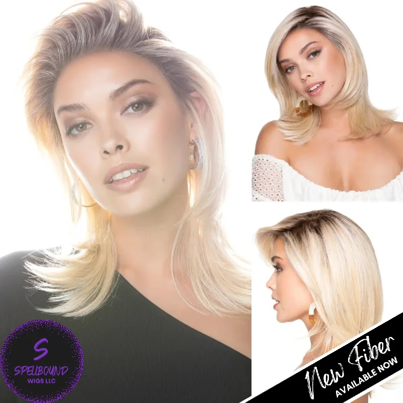 Long - length wig with a honey - blonde color for a warm and sunny appearanceFeathered Bob - Look Fabulous Collection by TressAllure