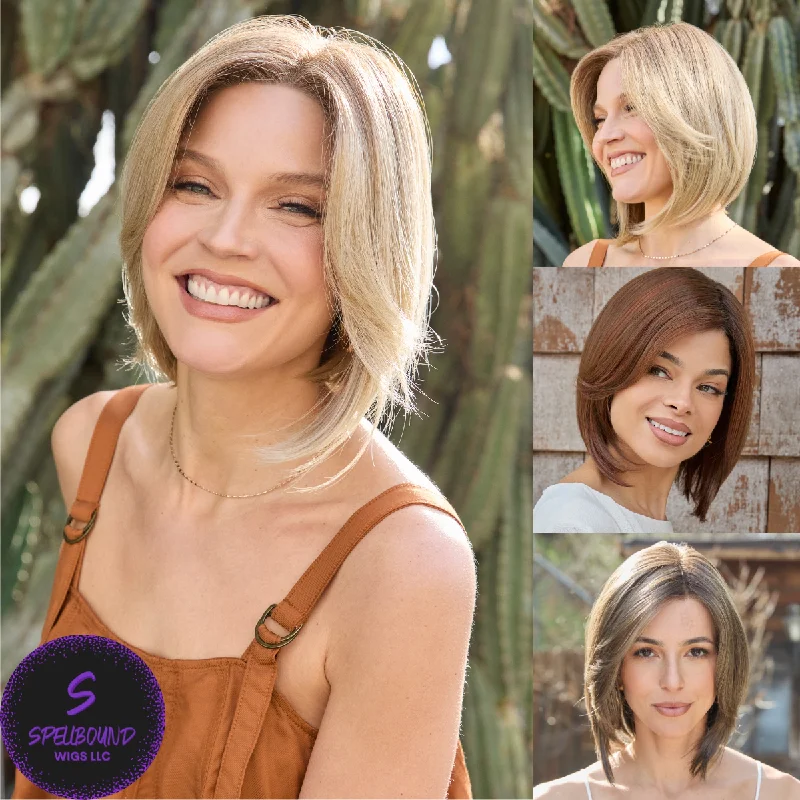 Long - length wig with a pre - plucked hairline for a more natural lookFindley - Monofilament Collection by Amore