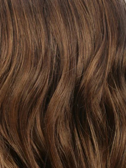 RTH6/28 | Chestnut Brown with subtle Auburn highlights & Auburn tipped ends