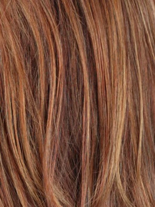 R133/24H | Auburn Bright Red with Pale Golden Blonde Highlights