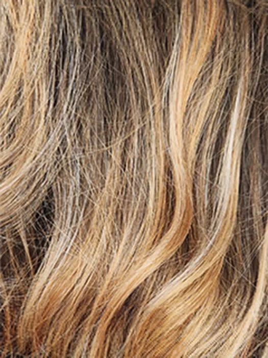 GOLDEN-GINGER | Golden Brown Roots that melt into a Soft Ginger Base with Fine Light Blonde Highlights