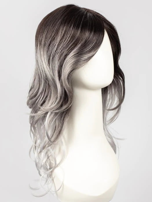 GRAYDIENT-STORM | Dark Brown Roots that Melt into Light Gray and Silver Tones Towards the Ends