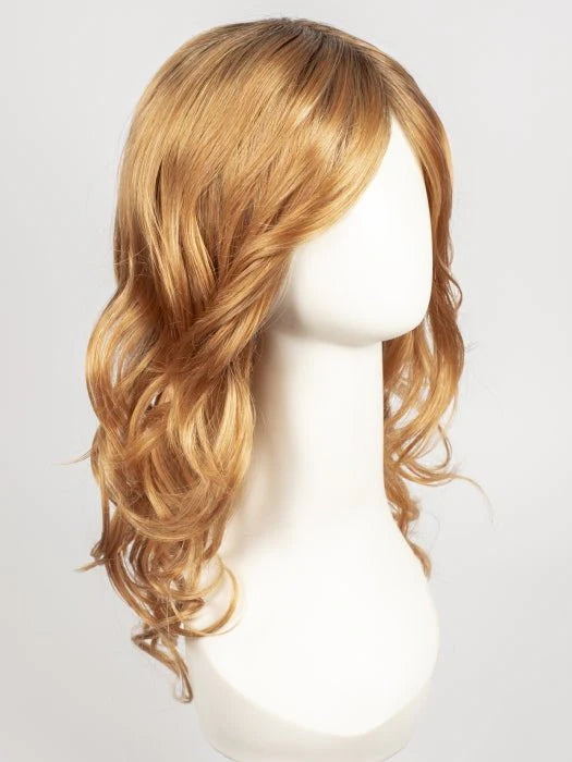 MANDARIN-ROOTED | Light Auburn and Strawberry Blonde Blend with Golden Brown Roots