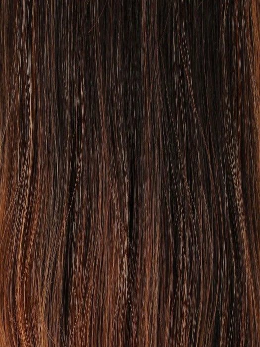 SUNRISE S4-28/32RO | Dark and elegant roots melt naturally into radiant, fiery ends resemble the vibrance of a stunning sunrise