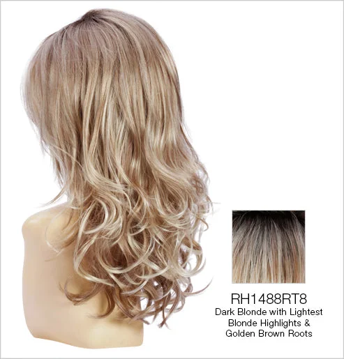 RH1488RT8 | Dark Blonde w/ Lightest Blonde Highlights & Golden Brown Roots