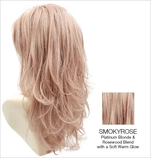 SMOKY-ROSE | Platinum Blonde and Soft Pink Blend