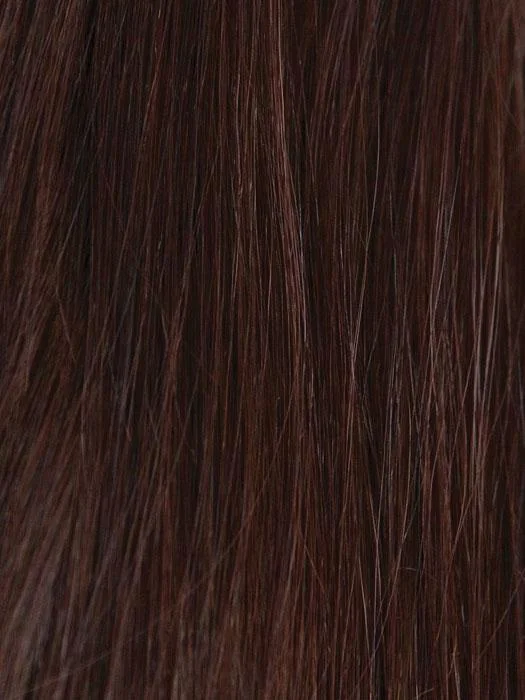 MULBERRY-BROWN | Dark chocolate and dark auburn blend with rusty auburn undertones