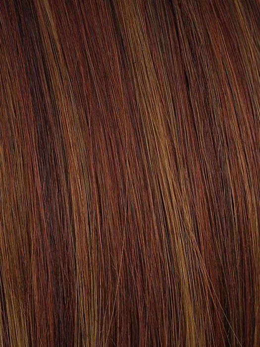 CINNAMON-SWIRL | Dark Red Based with Chocolate Brown and Dark Blondes Highlights