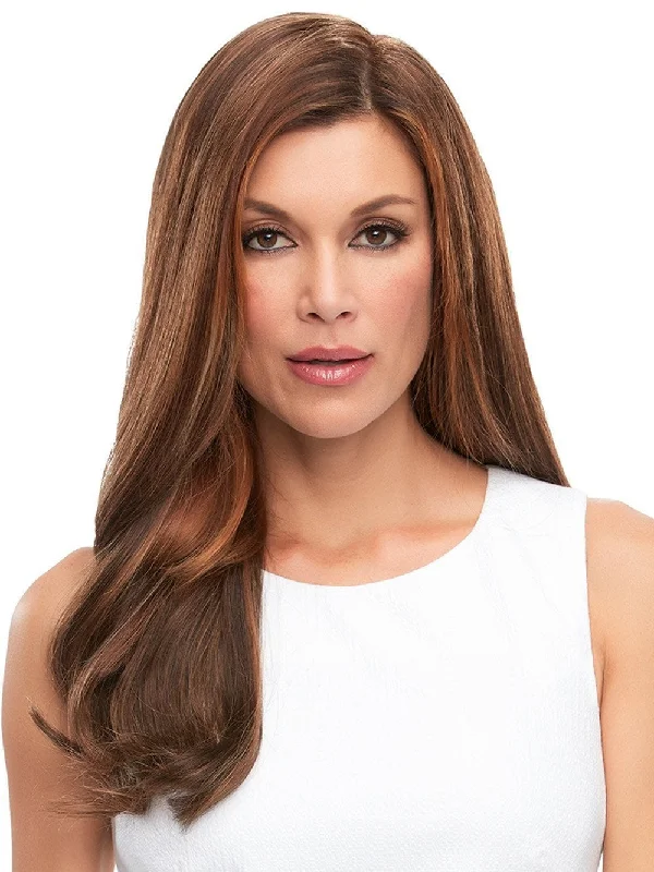 Human - hair long - length wig for a natural and luxurious feelTop Full 18" by Jon Renau Exclusive Colors | Remy Human Hair Topper