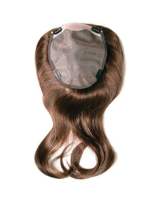 Long - length wig with a middle - part for a classic and elegant styleTop Volume Long by Jon Renau | Human Hair Toppiece | CLEARANCE