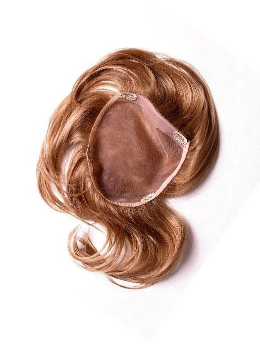 Long - length wig with a honey - blonde color for a warm and sunny appearanceTop Volume Short by Jon Renau | Human Hair Topper | CLOSEOUT