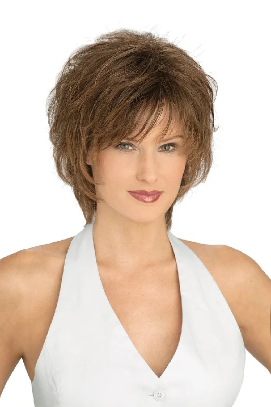 Long - length wig with a wispy fringe for a soft and feminine lookUltima II by Louis Ferre | CLEARANCE